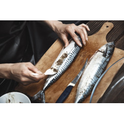 Maquereaux entiers vidés - 2 pièces de 200/300gr