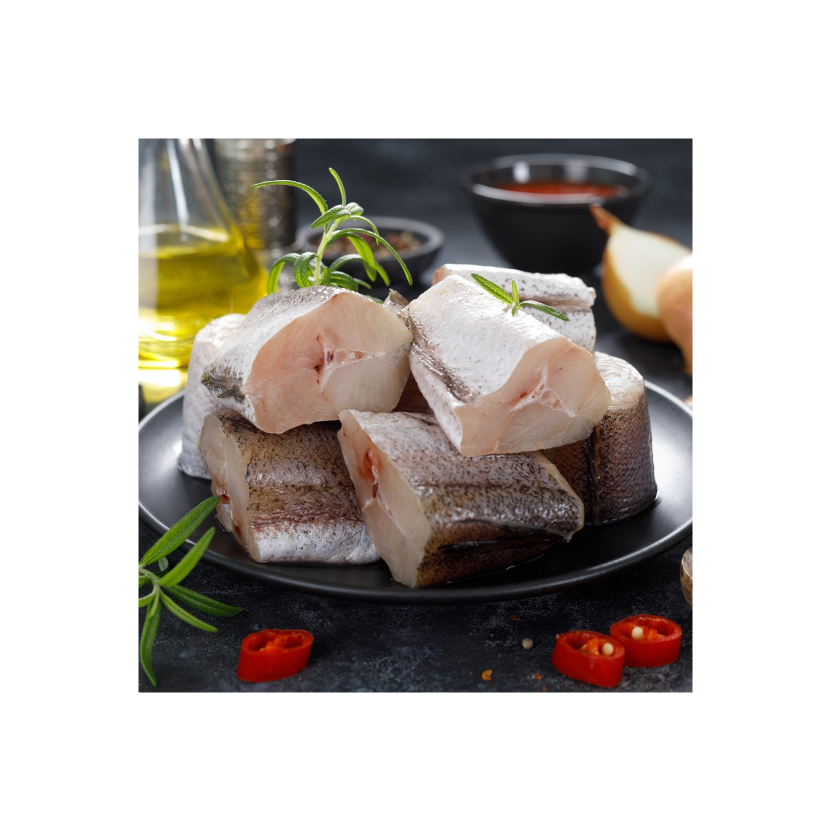 Filets de Merlu avec peau - 1kg