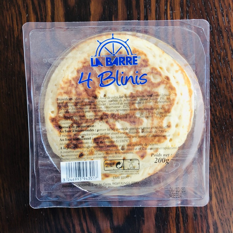 Blinis - 4 grands