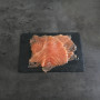 Livraison de Plaque Traiteur Tranché à la Main Saumon Fumé Écossais Label Rouge à Paris et  dans toute la France Métropolitaine.