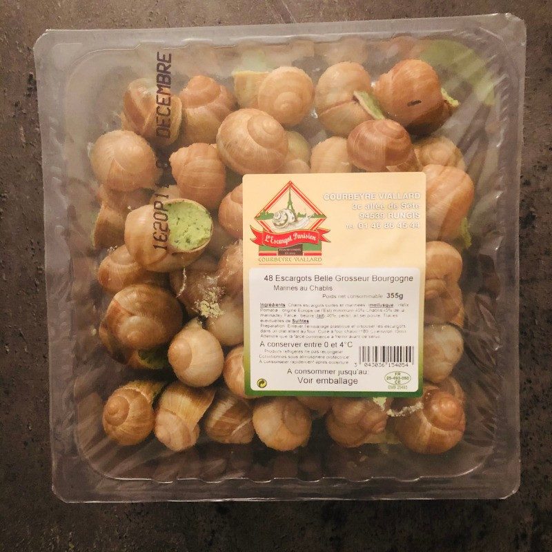 Livraison à domicile d'escargot de bourgogne à Paris et dans toute la France métropolitaine.