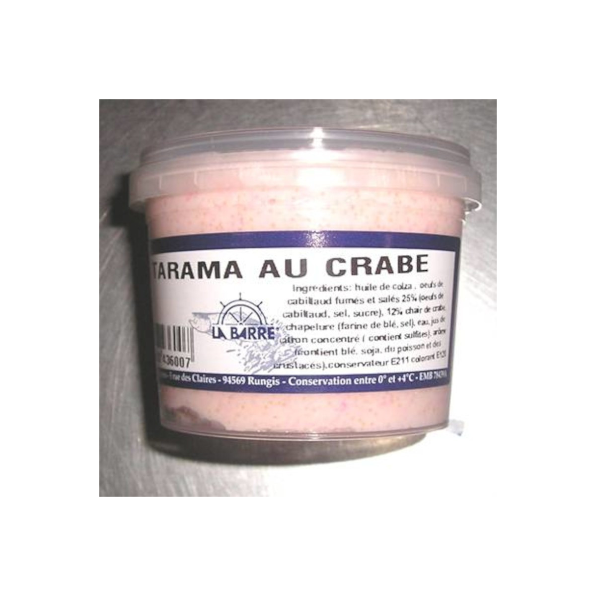 Tarama au crabe - pot de 100 gr