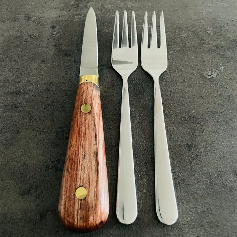 Set ustensile huitres pour 2 personnes