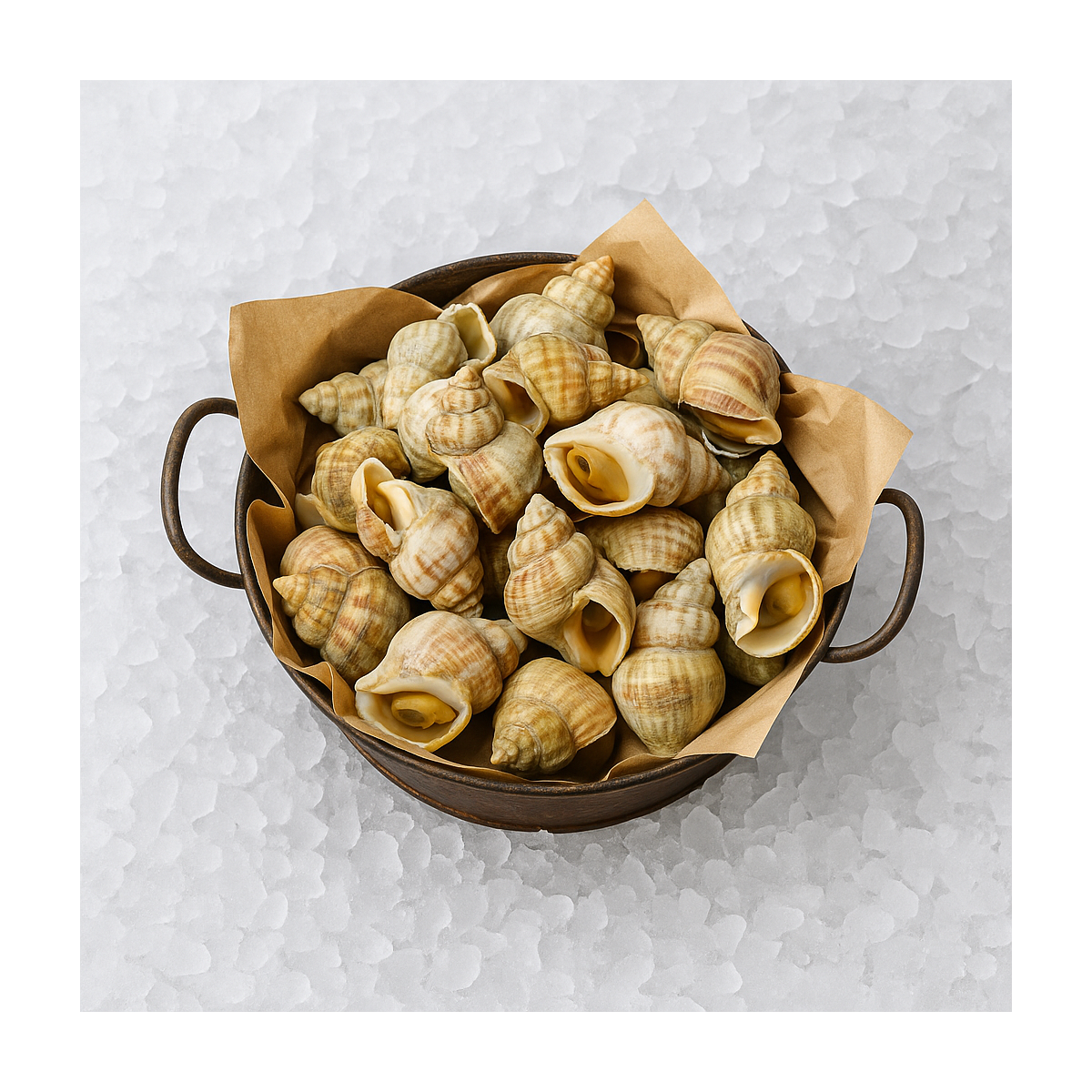 Livraison de Bulots Cuits de Normandie à Paris et  dans toute la France Métropolitaine.