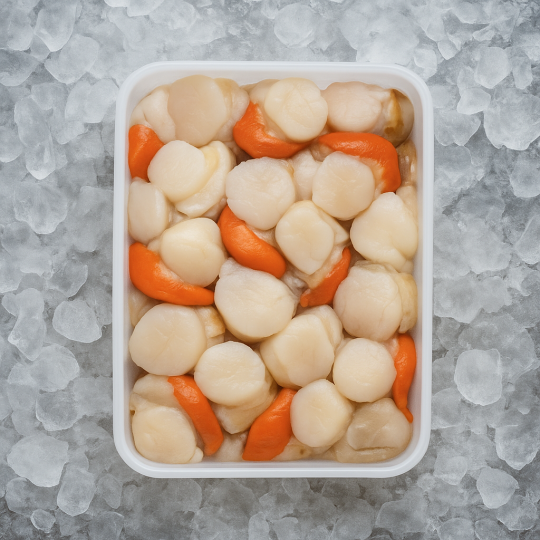 Livraison de Noix de saint jacques de Dieppe à Paris et dans toute la France Métropolitaine.