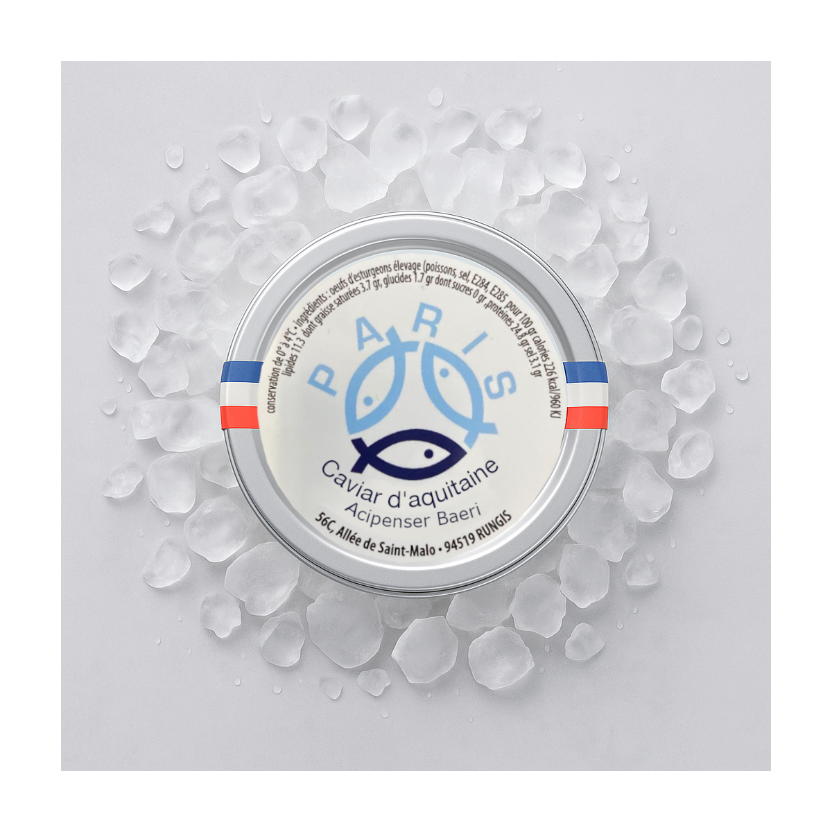 Livraison de caviar d'aquitaine à domicile dans toute la France métropolitaine
