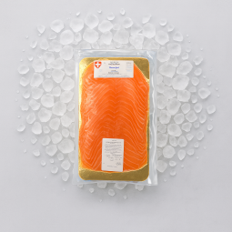 Livraison de Plaque Traiteur Tranché à la Main Saumon Fumé Écossais Label Rouge à Paris et  dans toute la France Métropolitaine.