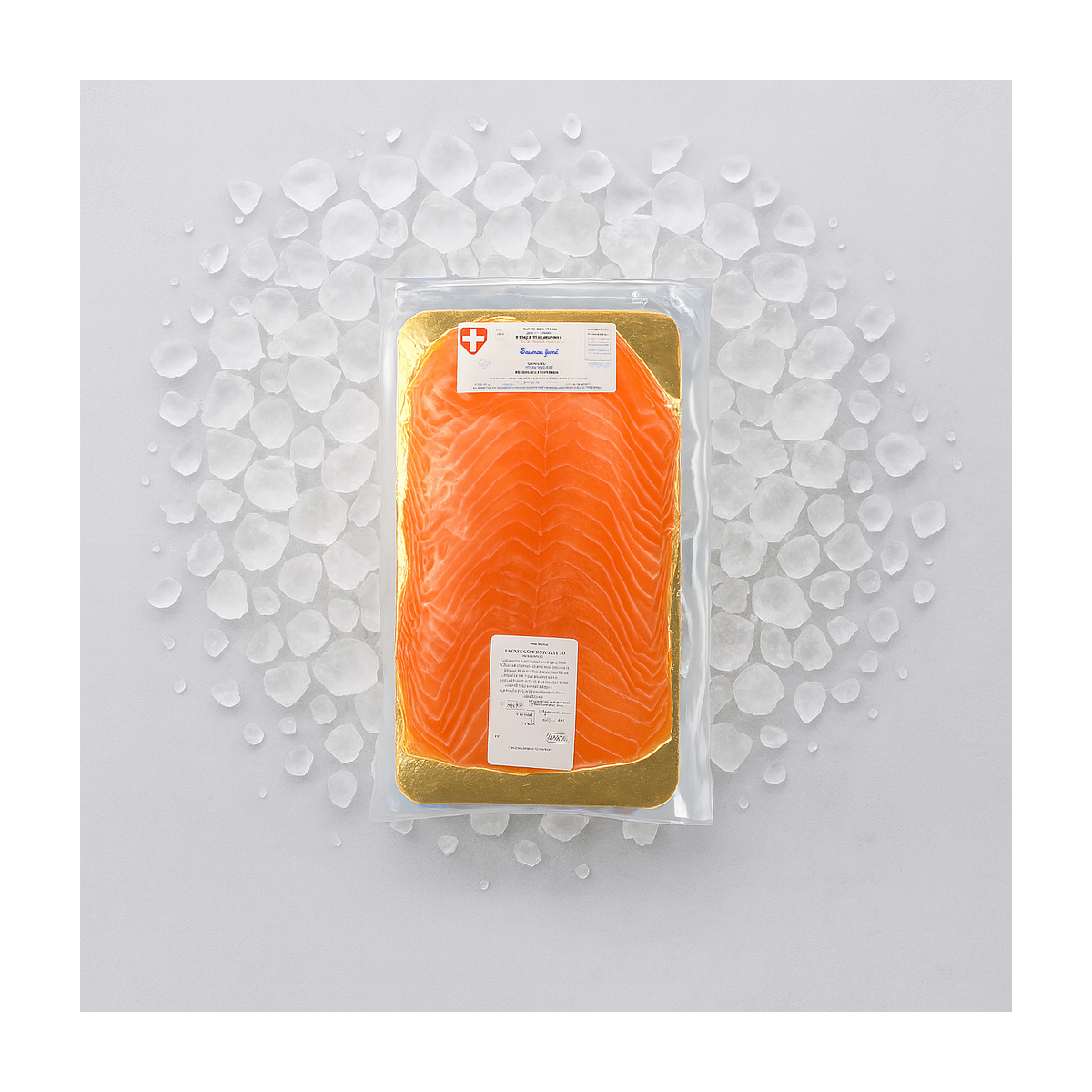 Livraison de Plaque Traiteur Tranché à la Main Saumon Fumé Écossais Label Rouge à Paris et  dans toute la France Métropolitaine.