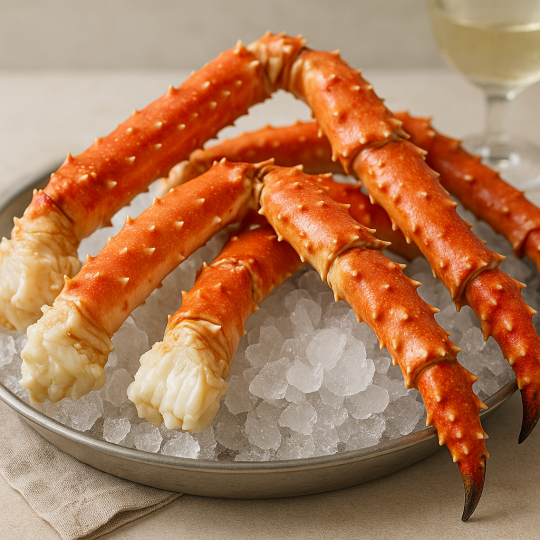 Pattes de crabe royal surgelées - 900/1000gr